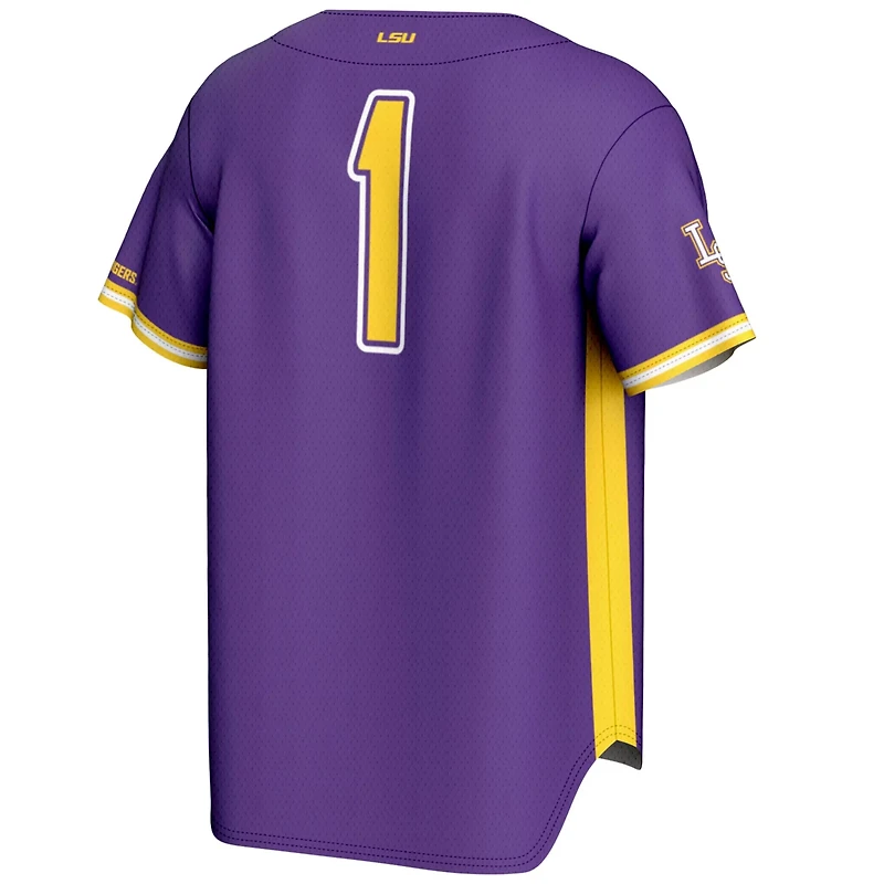 Youth GameDay Greats 1 LSU Tigers Lightweight Baseball Fashion Jersey
