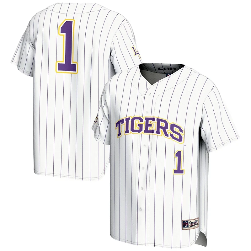 Youth GameDay Greats 1 LSU Tigers Lightweight Baseball Jersey