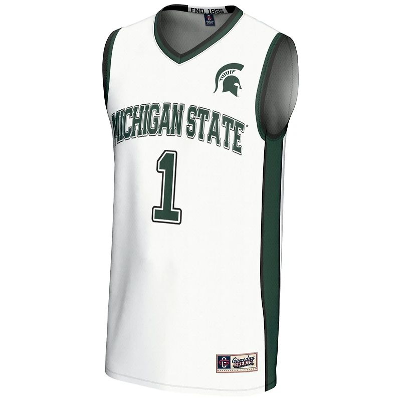 Youth GameDay Greats 1 Michigan State Spartans Lightweight Basketball Jersey