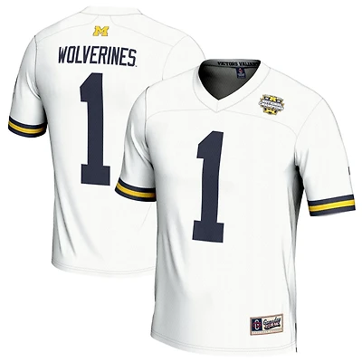 Youth GameDay Greats 1 Michigan Wolverines College Football Playoff 2023 National Champions Lightweight Fashion Jersey