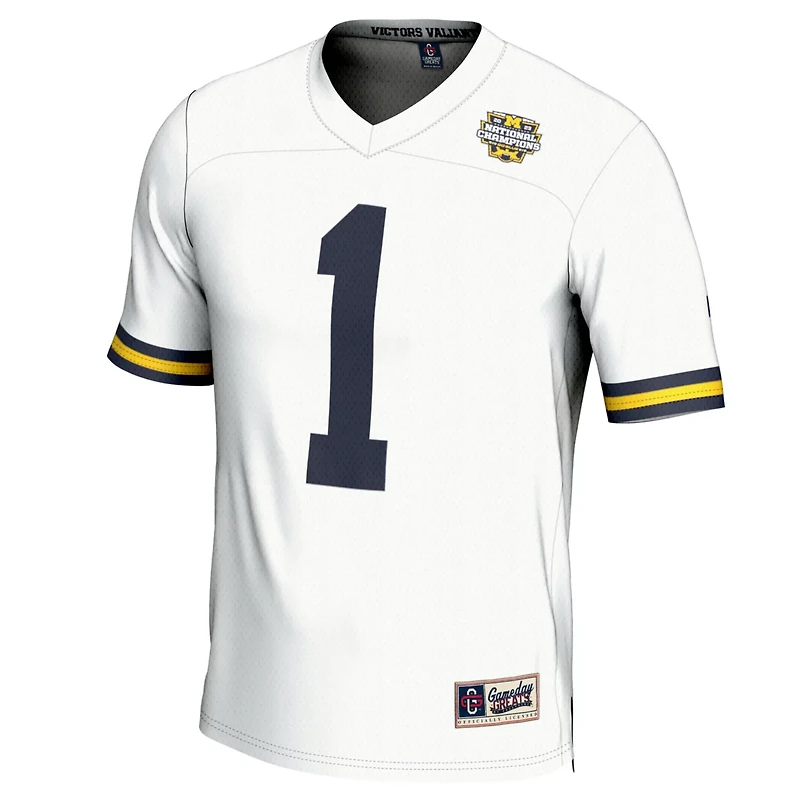 Youth GameDay Greats 1 Michigan Wolverines College Football Playoff 2023 National Champions Lightweight Fashion Jersey