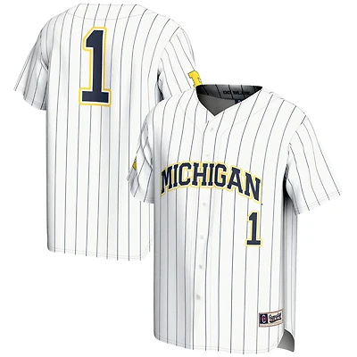 Youth GameDay Greats 1 Michigan Wolverines Lightweight Baseball Fashion Jersey