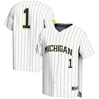 Youth GameDay Greats 1 Michigan Wolverines Lightweight Baseball Fashion Jersey