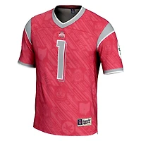 Youth GameDay Greats 1 Ohio State Buckeyes Highlight Print Football Fashion Jersey