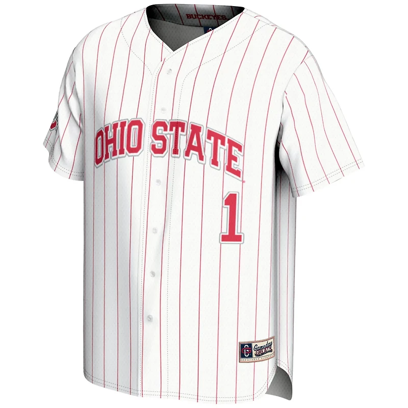 Youth GameDay Greats 1 Ohio State Buckeyes Lightweight Baseball Jersey