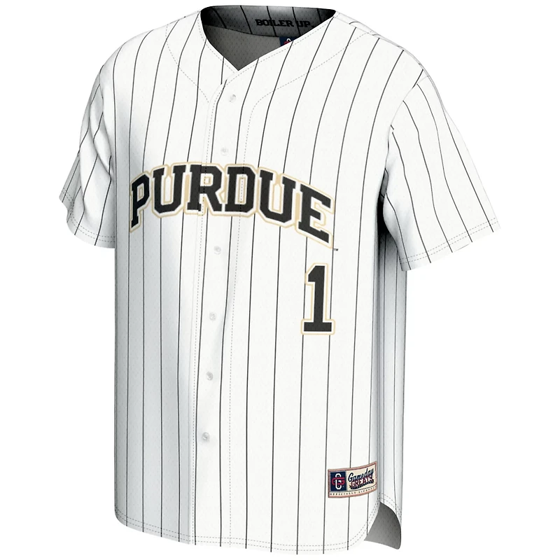 Youth GameDay Greats 1 Purdue Boilermakers Lightweight Baseball Jersey