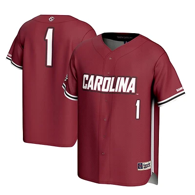 Youth GameDay Greats 1 South Carolina Gamecocks Lightweight Baseball Fashion Jersey