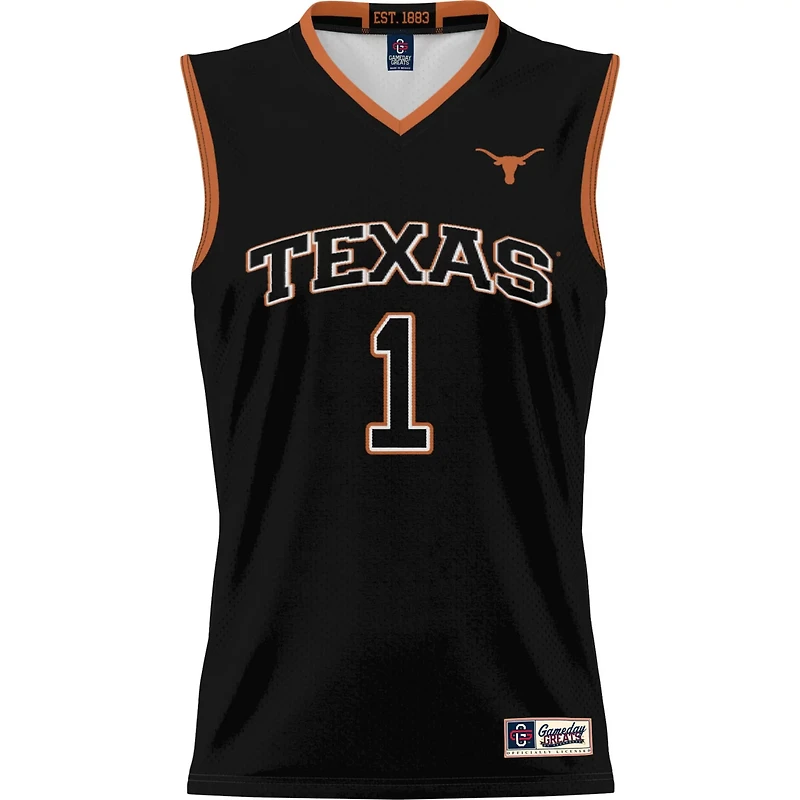 Youth GameDay Greats 1 Texas Longhorns Lightweight Replica Basketball Jersey