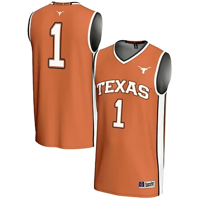 Youth GameDay Greats 1 Texas Longhorns Lightweight Collegiate Basketball Jersey