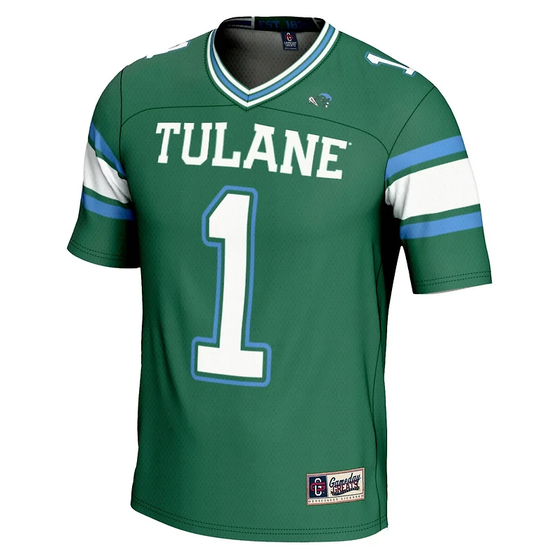 Youth GameDay Greats 1 Tulane Wave Football Jersey