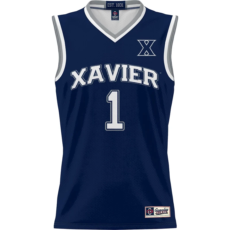 Youth GameDay Greats 1 Xavier Musketeers Lightweight Basketball Jersey