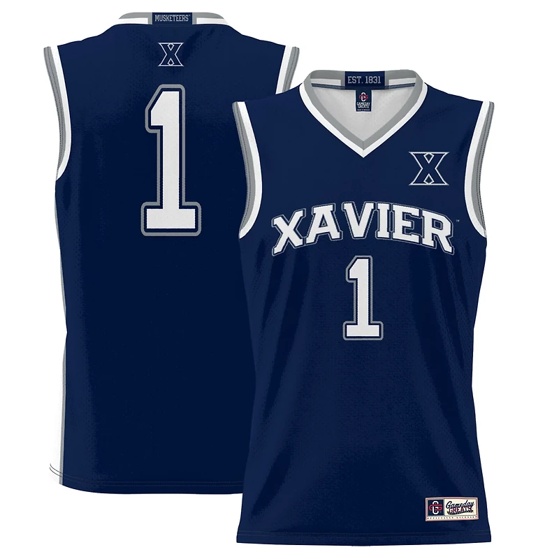 Youth GameDay Greats 1 Xavier Musketeers Lightweight Basketball Jersey