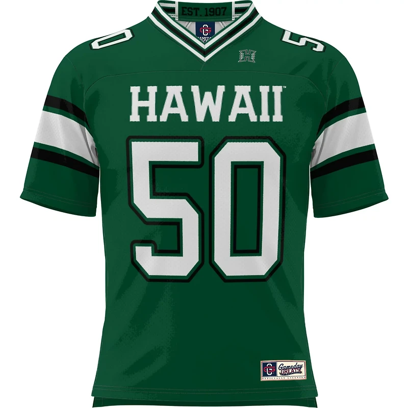 Youth GameDay Greats 50 Hawaii Rainbow Warriors Football Jersey