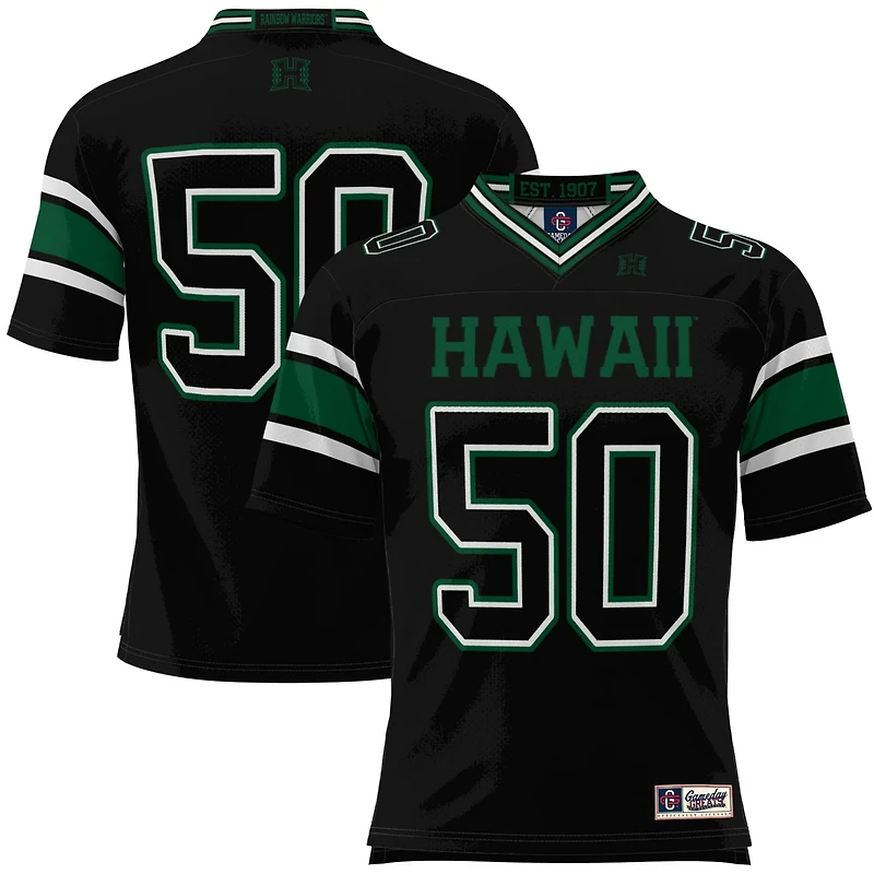 Youth GameDay Greats 50 Hawaii Rainbow Warriors Football Jersey
