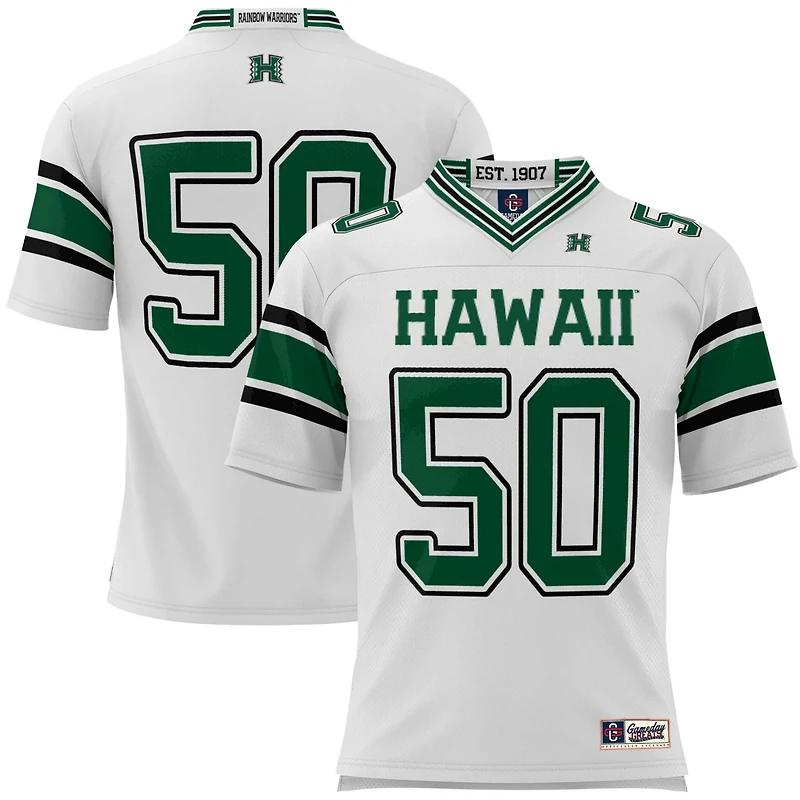 Youth GameDay Greats 50 Hawaii Rainbow Warriors Football Jersey
