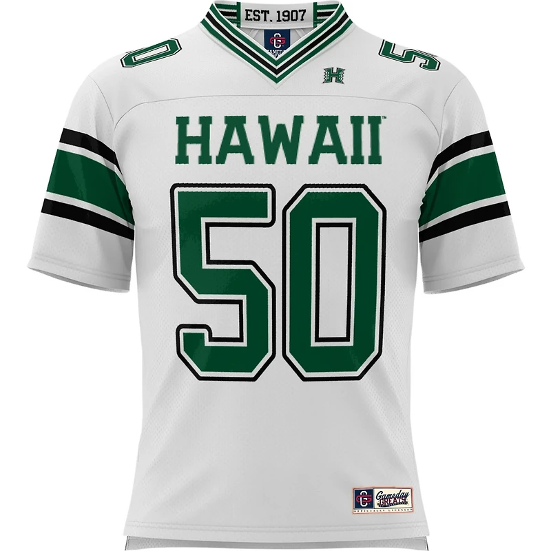 Youth GameDay Greats 50 Hawaii Rainbow Warriors Football Jersey