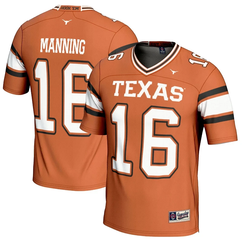 Youth GameDay Greats Arch Manning Texas Longhorns NIL Player Football Jersey