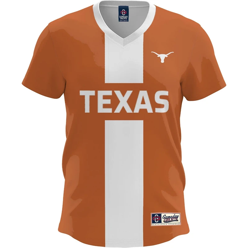 Youth GameDay Greats Burnt Texas Longhorns Lightweight Soccer Fashion Jersey