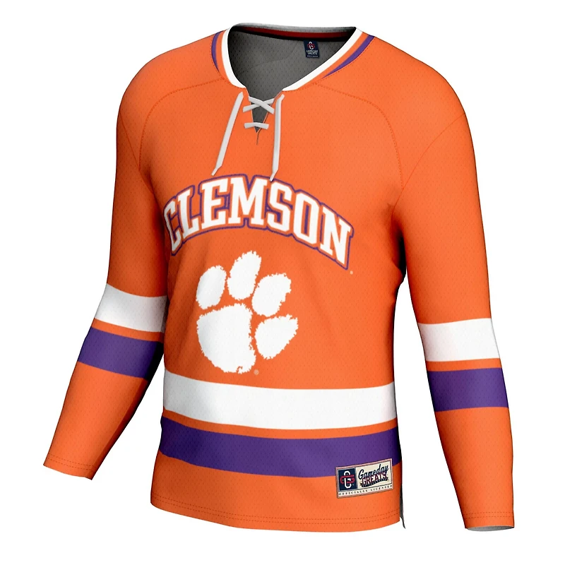 Youth GameDay Greats Clemson Tigers Spirit Hockey Jersey