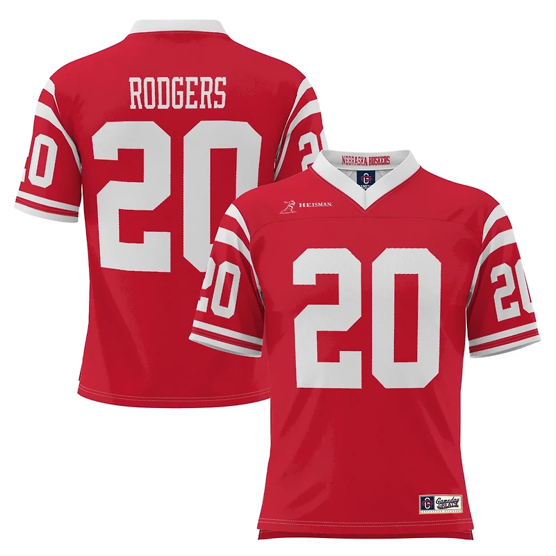 Youth GameDay Greats Johnny Rodgers Nebraska Huskers Lightweight Fashion Heisman Jersey
