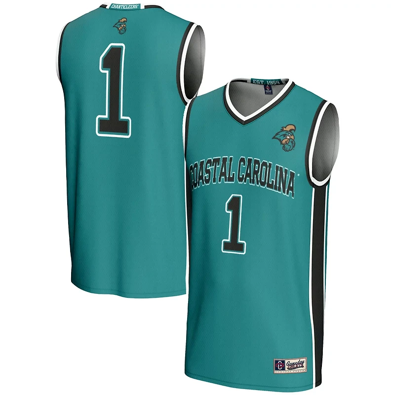 Youth GameDay Greats Light 1 Coastal Carolina Chanticleers Lightweight Basketball Jersey