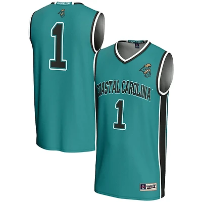 Youth GameDay Greats Light 1 Coastal Carolina Chanticleers Lightweight Basketball Jersey