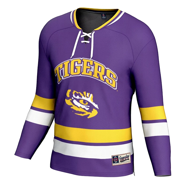Youth GameDay Greats LSU Tigers Spirit Hockey Jersey