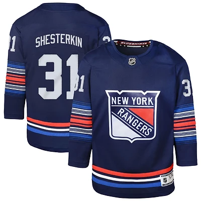 Youth Igor Shesterkin New York Rangers Alternate Premier Player Jersey