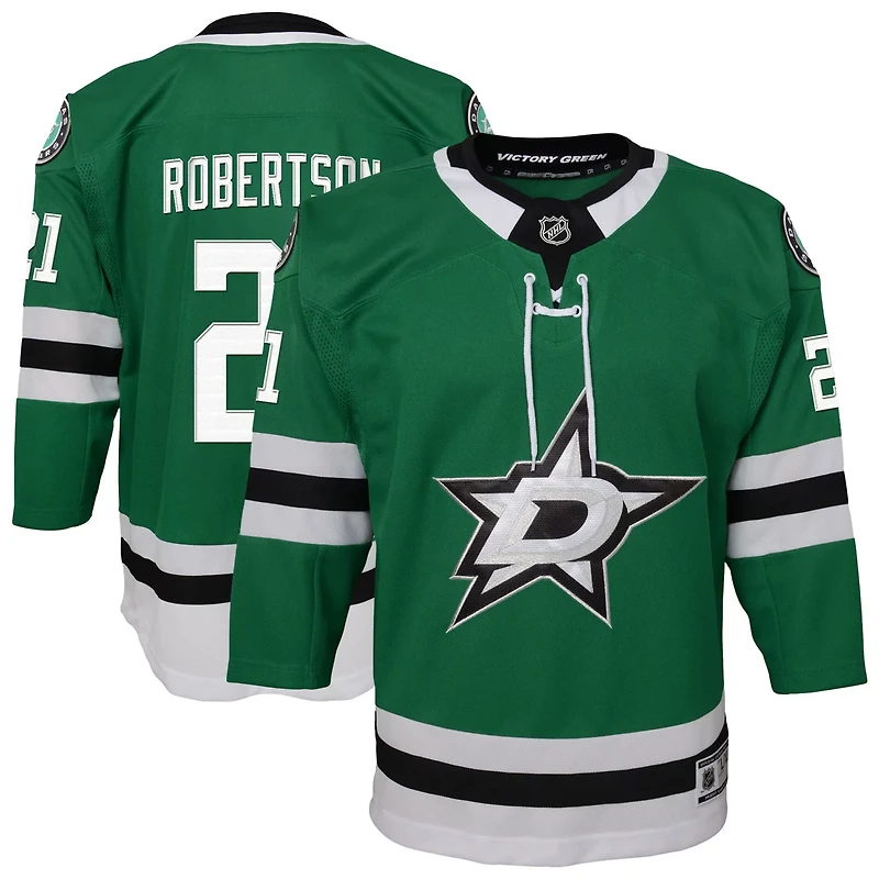 Youth Jason Robertson Kelly Dallas Stars Home Premier Player Jersey