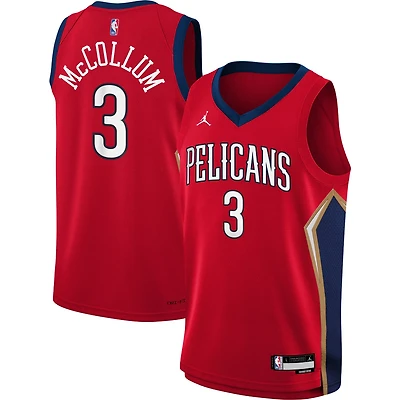 Youth Jordan Brand CJ McCollum New Orleans Pelicans Swingman Jersey - Statement Edition