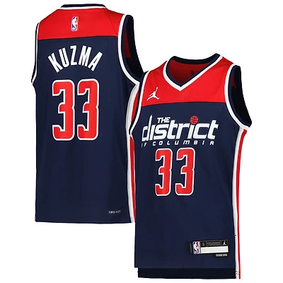 Youth Jordan Brand Kyle Kuzma Washington Wizards Swingman Jersey - Statement Edition