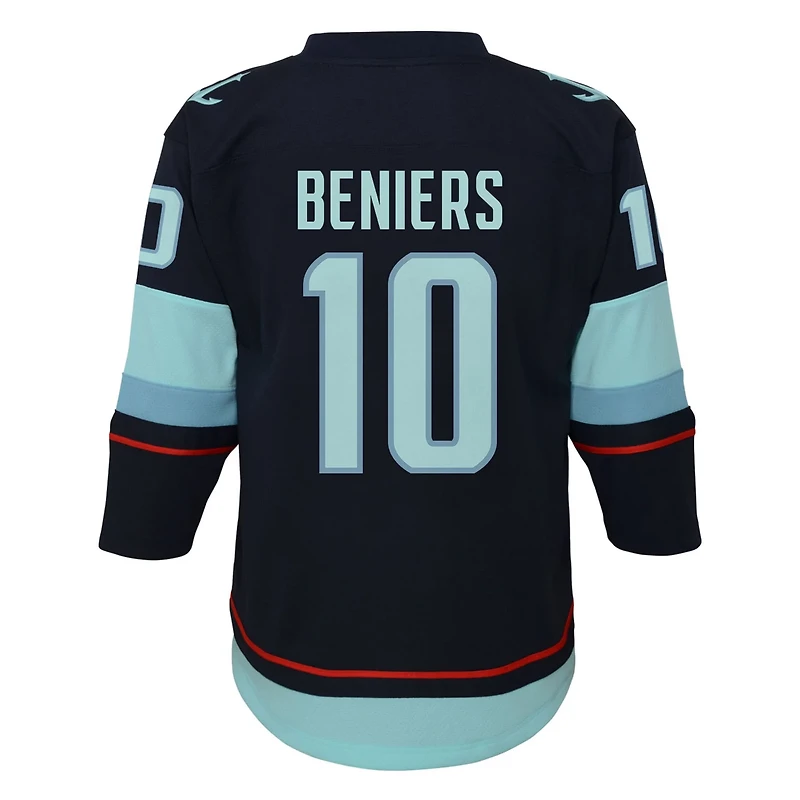 Youth Matty Beniers Seattle Kraken Alternate Replica Player Jersey
