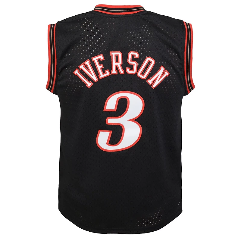 Youth Mitchell Ness Allen Iverson Philadelphia 76ers 2000-01 Swingman Road Jersey