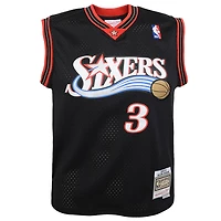 Youth Mitchell  Ness Allen Iverson Philadelphia 76ers 2000-01 Swingman Road Jersey