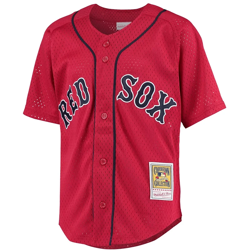Youth Mitchell  Ness David Ortiz Boston Sox Cooperstown Collection Batting Practice Jersey