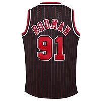 Youth Mitchell  Ness Dennis Rodman Chicago Bulls 1995/96 Hardwood Classics Swingman Jersey