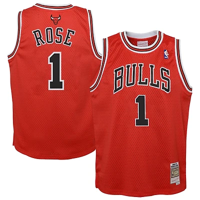 Youth Mitchell  Ness Derrick Chicago Bulls 2008 09 Hardwood Classics Swingman Jersey