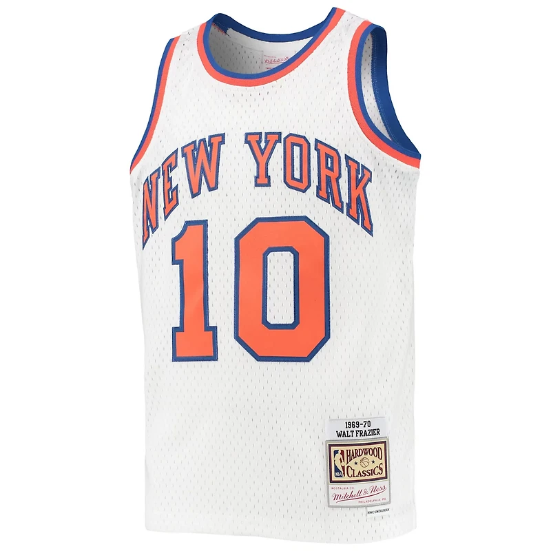 Youth Mitchell Ness Walt Frazier New York Knicks 1969-70 Hardwood Classics Swingman Jersey