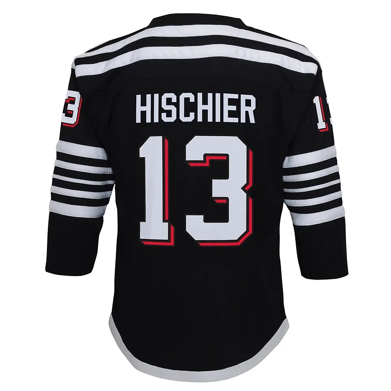 Youth Nico Hischier New Jersey Devils 2021 22 Alternate Replica Player