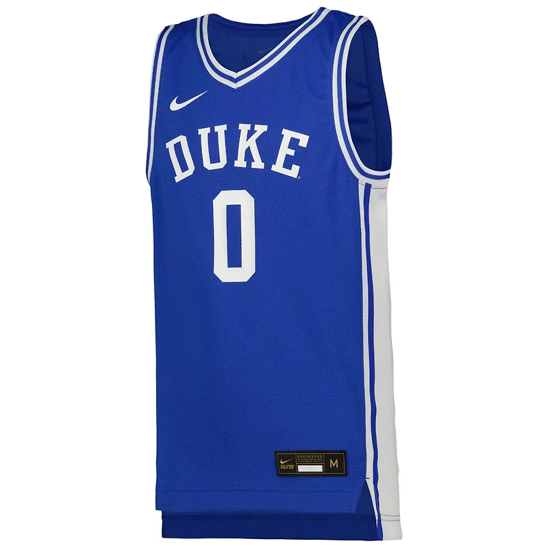 Youth Nike 0 Duke Blue Devils Icon Replica Basketball Jersey
