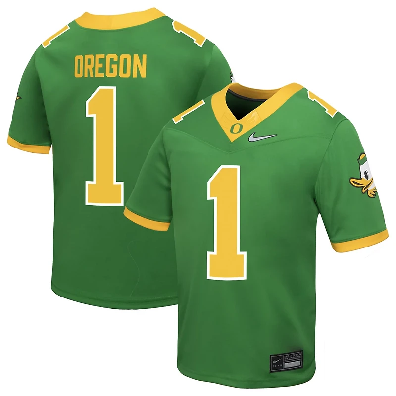 Youth Nike 1 Apple Oregon Ducks Alternate Replica Football Jersey