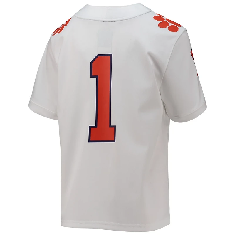 Youth Nike 1 Clemson Tigers Replica Football Jersey