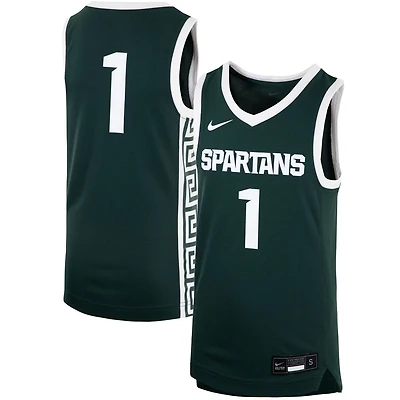 Youth Nike 1 Michigan State Spartans Team Replica Basketball Jersey