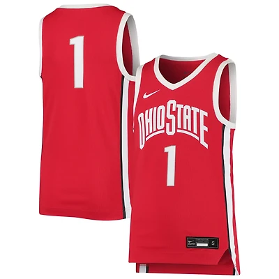 Youth Nike 1 Ohio State Buckeyes Team Replica Basketball Jersey