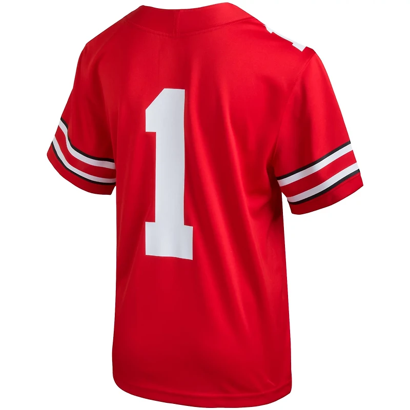 Youth Nike 1 Ohio State Buckeyes Team Replica Football Jersey