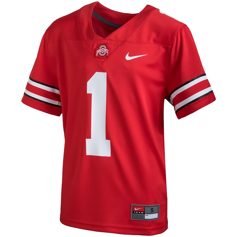 Youth Nike 1 Ohio State Buckeyes Team Replica Football Jersey