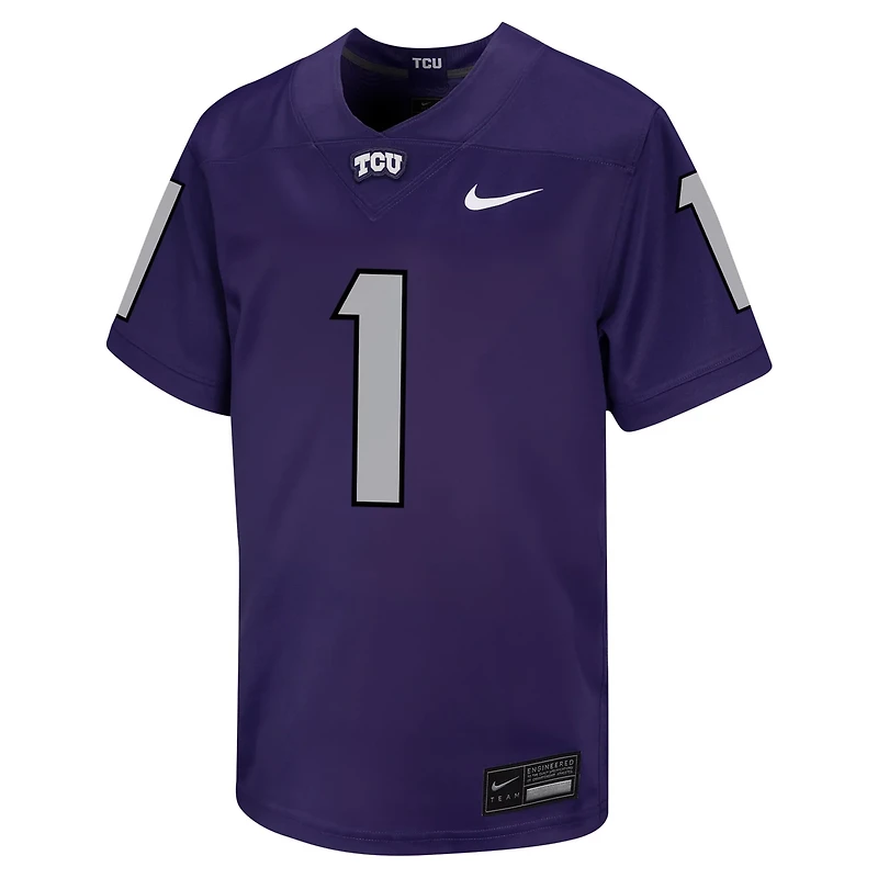 Youth Nike 1 TCU Horned Frogs Untouchable Football Jersey