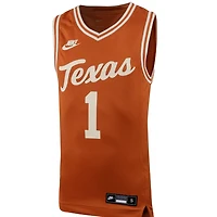 Youth Nike 1 Texas Longhorns Icon Replica Basketball Jersey