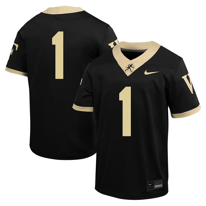 Youth Nike 1 Wake Forest Demon Deacons Untouchable Football Jersey