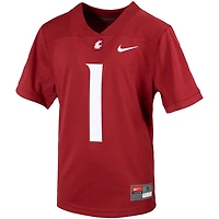 Youth Nike 1 Washington State Cougars Untouchable Football Jersey
